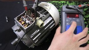 Как электродвигатель проверить мегаомметром.