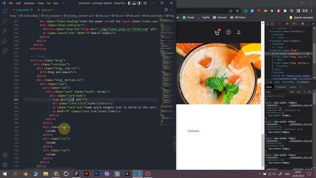 HTML CSS J / Bootstrap / Landing Page Development PART#3 смотреть онлайн