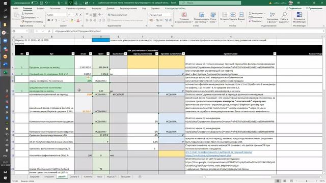 Стандарт Расчёт вознаграждения менеджеров.   ч1/2