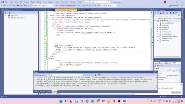 Creating MasterPage & Homepage using Bootstrap || Part 1 Online Examination using Asp.net c# смотреть онлайн