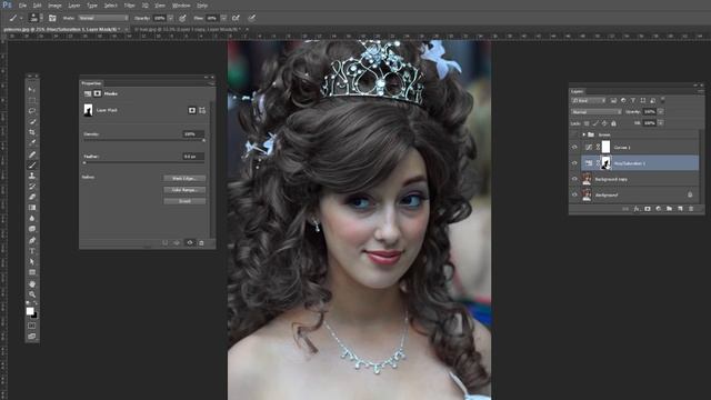 Change Hair Color in Photoshop Tutorial смотреть онлайн