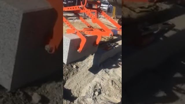 Захват универсал для бордюр блоков плит.brukkov.0677709672 смотреть онлайн