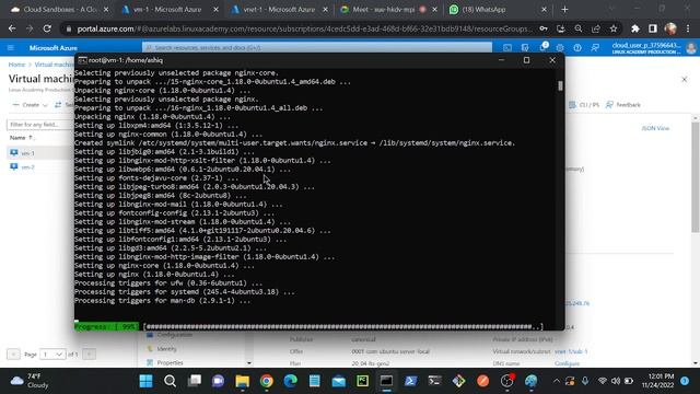 How to install nginx web server on Azure VM смотреть онлайн