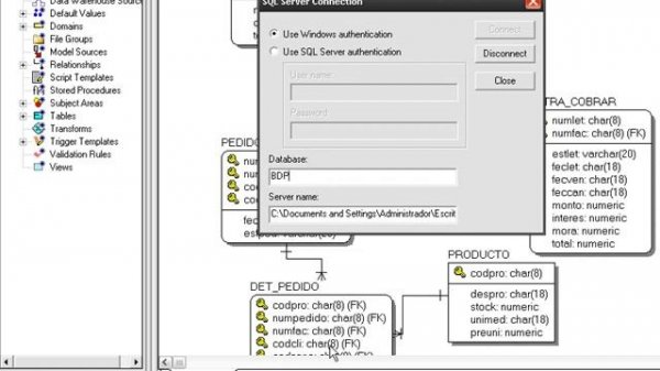 Tutorial ERWIN R7- SQL SERVER 2005