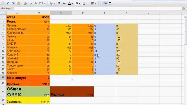 Формулы в Google Docs (43/56) смотреть онлайн