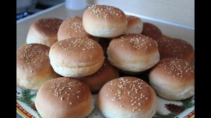 БУЛОЧКИ ДЛЯ БУРГЕРОВ/ЛЕГКИЕ И ВКУСНЫЕ/ОЧЕНЬ ПРОСТОЙ РЕЦЕПТ