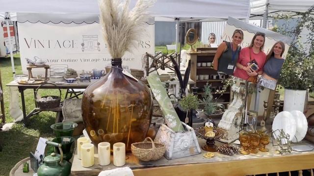 Meeting Insta Influencers Seeking Lavender Lane And Tea House Designs At Antiques Show Plus My HAUL смотреть онлайн