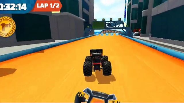 Hot Wheels Unlimited Random Tracks Challenge Monster Trucks Bone Shaker Stunt Race Android IOS Game смотреть онлайн