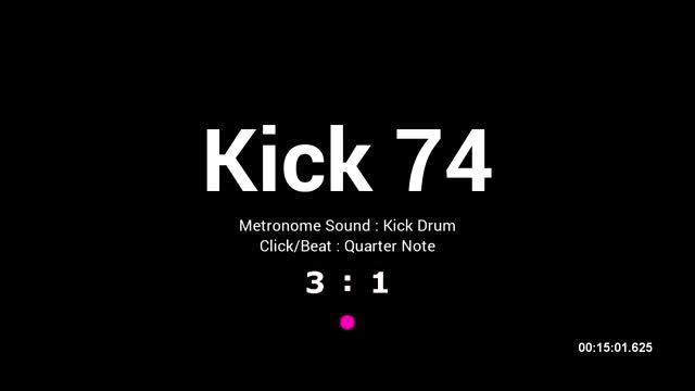 Kick Drum / BPM 74 смотреть онлайн