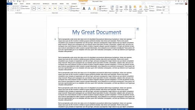 How to Add Word Art in Microsoft Word смотреть онлайн