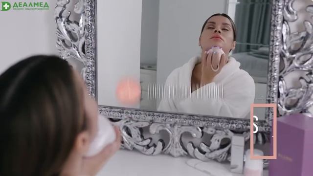 Многофункциональный массажер комплексного действия с RF-волнами, EMS-токами и LED-терапией L-Mirru смотреть онлайн