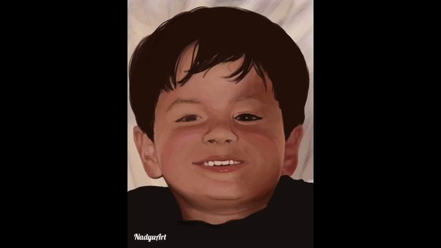Time-lapse - iPad portrait painting #17 смотреть онлайн