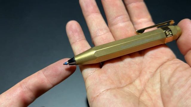 KAWECO SPORT BRASS / ยืม ปากกา Ball Pen ด้ามทองเหลืองคลาสสิค смотреть онлайн