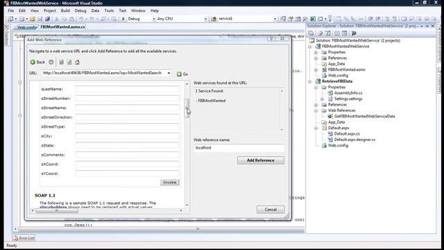 How to create and access a WebService using C# смотреть онлайн