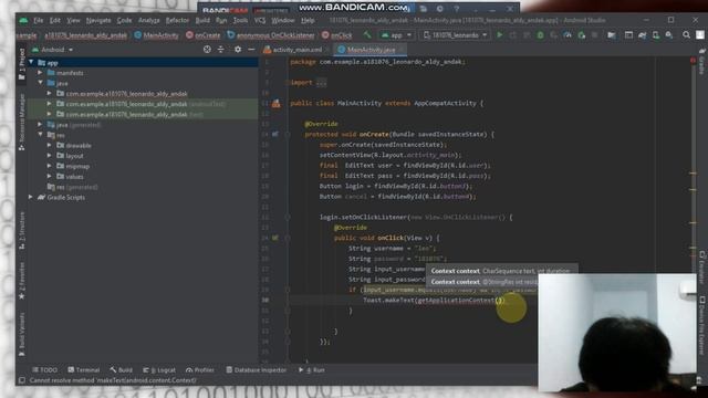 lanjutan membuat login android studio смотреть онлайн