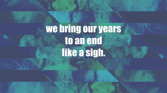 Psalm 90 Word For Word (Lyric Video) • ESV Scripture Song смотреть онлайн