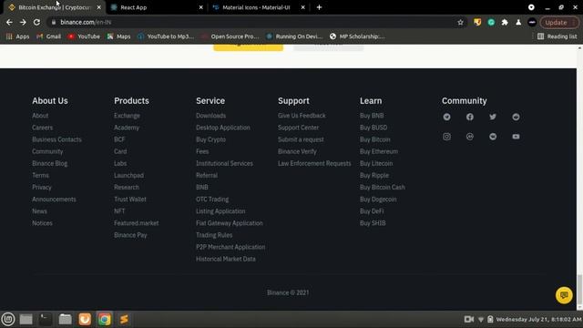?Let's Build Binance Web UI? In React Js? | Binance clone Part 5 смотреть онлайн