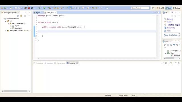java code conventions: Декларация наименования, урок 9! смотреть онлайн