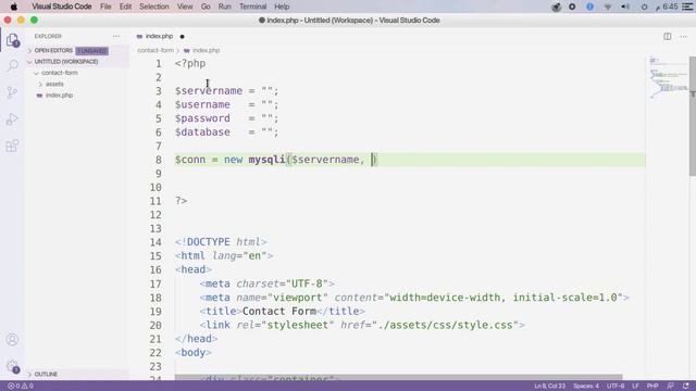 How To Send Data With Contact Form Using PHP And MySQL Hassini Ayoub смотреть онлайн