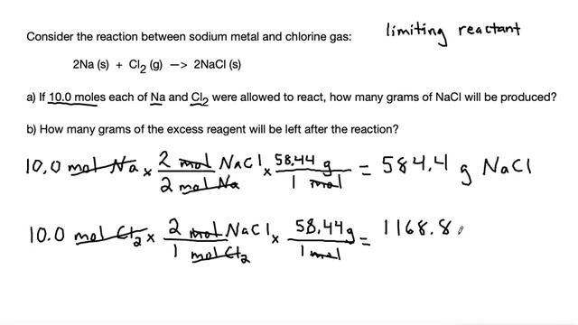 Consider the reaction between sodium metal and chlorine gas: 2Na (s) + Cl2 (g) = 2NaCl (s) смотреть онлайн