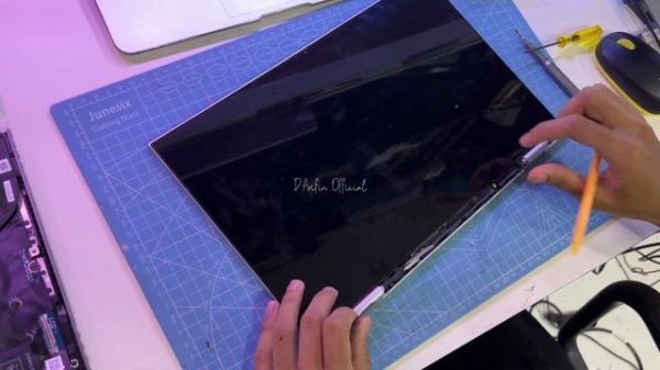 Laptop Dell Inspiron 14 5410 Notebook P147G002 Disassembly | Hinge Repair | Servis Engsel