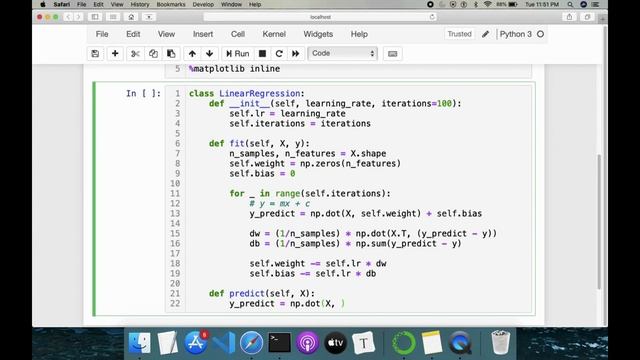 Implement Linear Regression Using Numpy смотреть онлайн