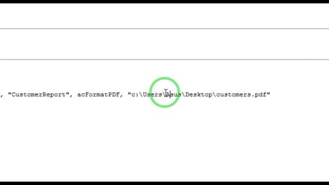export access database report to PDF just one click смотреть онлайн