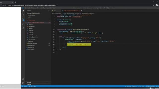 React, TypeScript, React Hook Form and useFormContext hook смотреть онлайн
