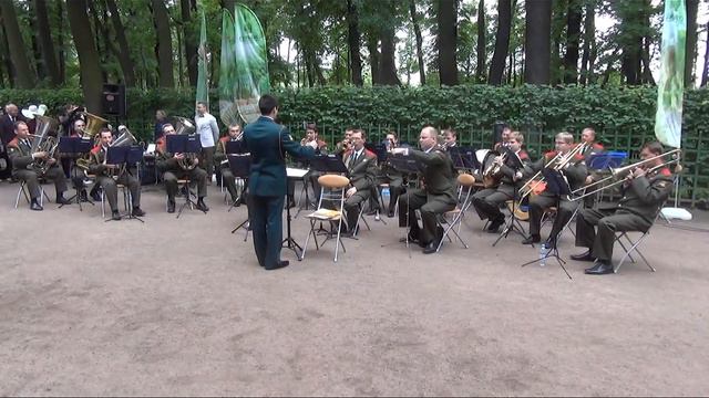 Концерт военного оркестра в Летнем саду 16 08 2015г 1 отделение смотреть онлайн