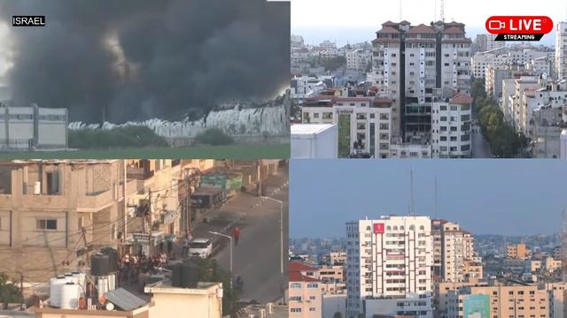 Israel Air Strike | Israel Palestine - Israel - Gaza Conflict Live - смотреть онлайн