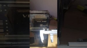 Индикатор точной настройки на станцию ВЭФ 202 в диапазоне FM