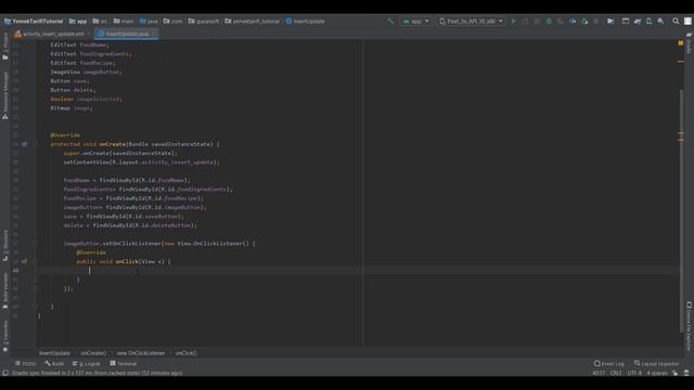 Android Java Yemek Tarif Uygulaması (SQLite - CRUD İşlemleri) смотреть онлайн