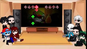 Fandoms react to Flippy Flipped out FNF & Flippy Past