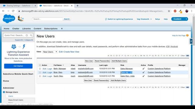 Role Hierarchy,Sharing Rules and Manual Sharing with Scenarios смотреть онлайн