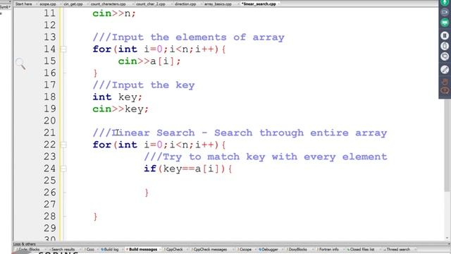 C++ for Beginners : Linear Search Algorithm смотреть онлайн
