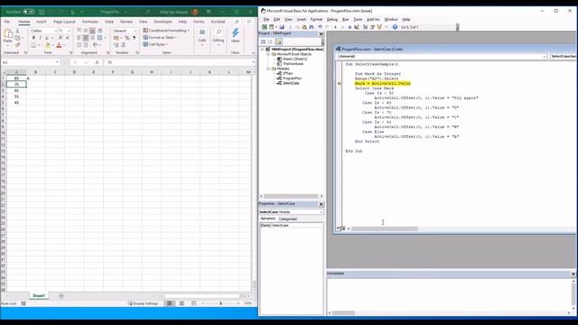 VBA Automation for Excel 2019 Cookbook | 9. Implementing Program Flow смотреть онлайн
