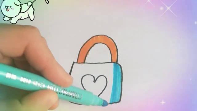 How to draw a bag /Как нарисовать сумку /가방을 그리는 방법 /Cara menggambar tas /كيفية رسم حقيبة смотреть онлайн