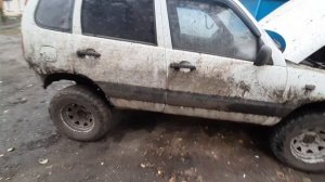 Замена двигателя Нива Шевроле часть 1