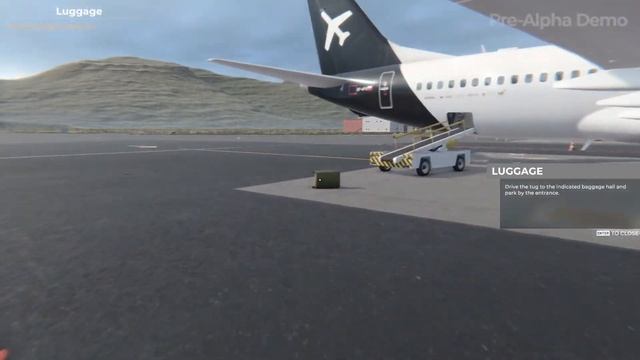 Airport Sim Tutorial (Demo PC game) смотреть онлайн