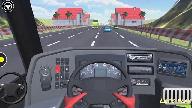Racing In Bus,Bus Games 3D। Let's Play Game। Android Games। смотреть онлайн