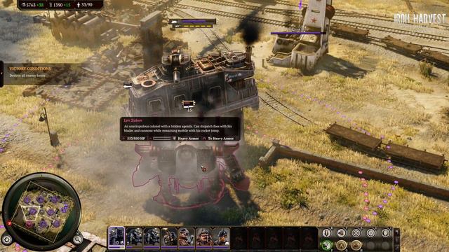 Iron Harvest-(Open Beta) (0.11.5) Brunhilde vs Lev Aleksey Zubov смотреть онлайн