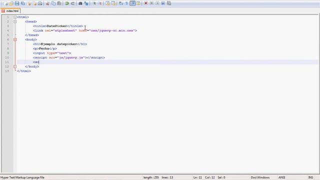 Como utilizar Datepicker - Jquery-UI [WEB] смотреть онлайн