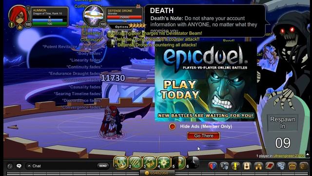 [AQW] POV: you trying to beat the last boss but doesn't have any friends смотреть онлайн