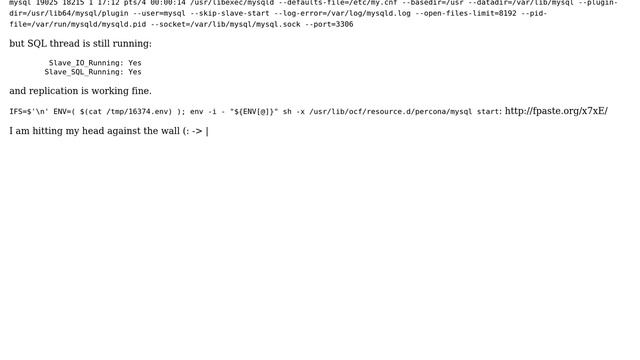 DevOps & SysAdmins: MySQL: Pacemaker cannot start the failed master as a new slave? смотреть онлайн