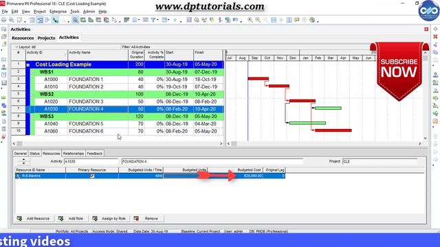 How To Perform Cost Loading In Primavera P6 || Cost Loading A schedule In Primavera P6 смотреть онлайн