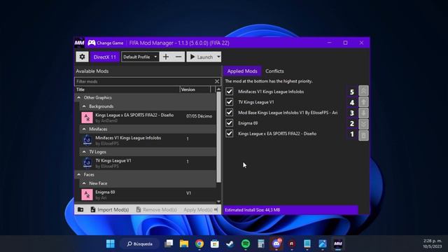 Mod de la Kings League INFOJOBS | FIFA 22 смотреть онлайн