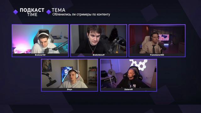 ПОДКАСТ ЭВЕЛОНА вместе с БРАТИШКИНЫМ, ФРЕЙМТЕЙМЕРОМ, ЗУБАРЕВЫМ И ЗЛЫМ смотреть онлайн