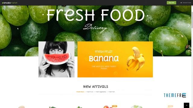 Fresh - Food and Restaurant WooCommerce WordPress Theme Sonnie смотреть онлайн