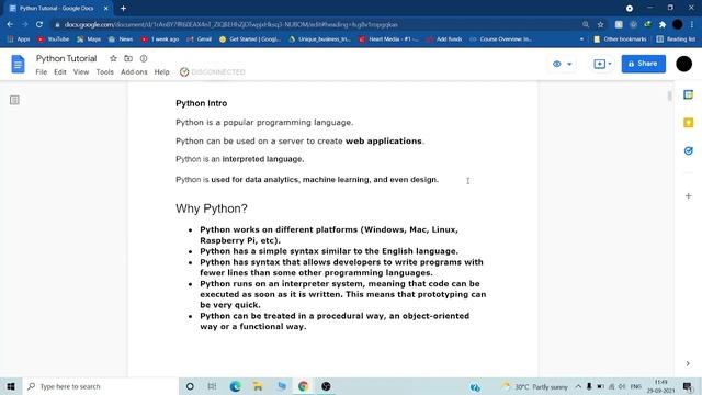 Python Tutorial || Introduction (Free Course) смотреть онлайн
