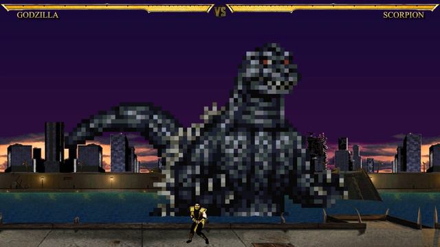 Mortal Kombat Mini Kock-Ups Finale - Godzilla смотреть онлайн